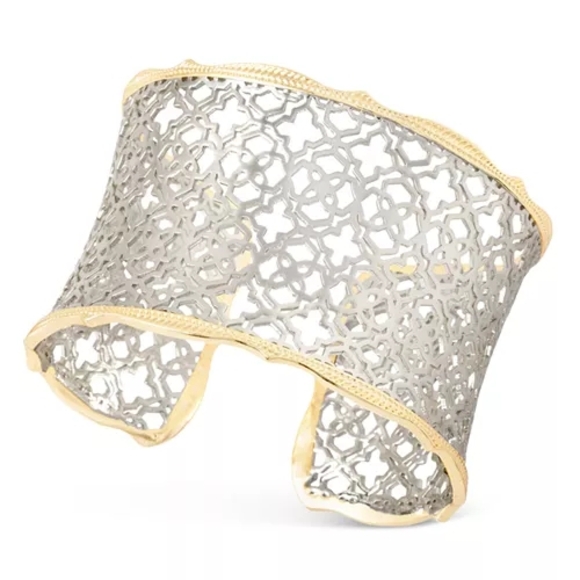 Kendra Scott Jewelry - Kendra Scott Candice Silver and Gold Cuff Bracelet